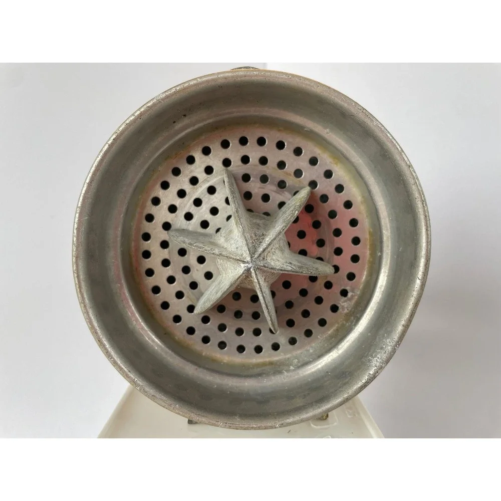Vintage Central States Mfg Co Hand Crank Juicer St Louis MO Metal Silver OS